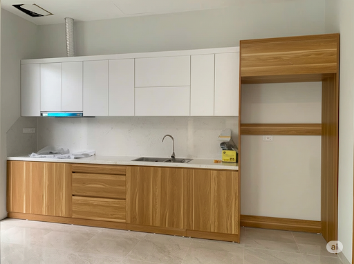 Thiết Kế & Thi Công Tủ Bếp Gỗ Óc Chó Chuyên Nghiệp
